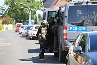 Polizeieinsatz in Kleinkeula Bild: Polizeieinsatz in Kleinkeula