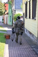 Polizeieinsatz in Kleinkeula Bild: Polizeieinsatz in Kleinkeula