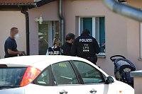 Polizeieinsatz in Kleinkeula Bild: Polizeieinsatz in Kleinkeula