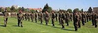Bild: Bei Appell in Sondershausen Kommando &uuml;ber geben