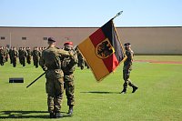 Bild: Bei Appell in Sondershausen Kommando &uuml;ber geben