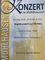Bild: Orgelkonzert in St. Petri-Margarethen zur Kirmes