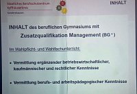 Auftaktveranstaltung für das Berufliche Gymnasium+ Bild: Auftaktveranstaltung für das Berufliche Gymnasium+