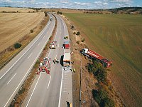 Unfall auf der A38 Bild: Unfall auf der A38