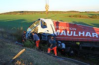 Bergung auf der Autobahn Bild: Bergung auf der Autobahn