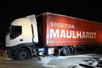 Bergung auf der Autobahn Bild: Bergung auf der Autobahn