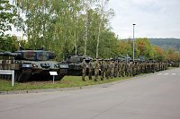 Panzerkompanie in Bad Frankenhausen verabschiedet Bild: Panzerkompanie in Bad Frankenhausen verabschiedet