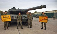 Panzerkompanie in Bad Frankenhausen verabschiedet Bild: Panzerkompanie in Bad Frankenhausen verabschiedet