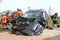 Bild: Schwerer Unfall bei Merxleben