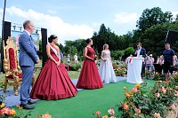 Krönung der Rosenkönigin in Sangerhausen Bild: Krönung der Rosenkönigin in Sangerhausen
