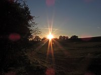 Bild: Sonnenuntergang in der Windl&uuml;cke