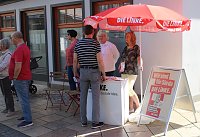 Infostand am Markt Bild: Infostand am Markt