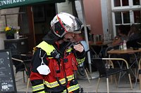 Bild: Feuerwehreinsatz in der Innenstadt von Bad Langensalza