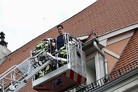 Bild: Feuerwehreinsatz in der Innenstadt von Bad Langensalza