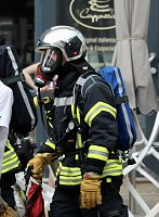 Bild: Feuerwehreinsatz in der Innenstadt von Bad Langensalza