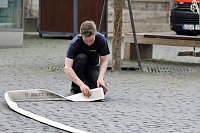 Bild: Feuerwehreinsatz in der Innenstadt von Bad Langensalza