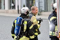 Bild: Feuerwehreinsatz in der Innenstadt von Bad Langensalza