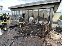 Einsatz der Bad Langensalzaer Feuerwehr Bild: Einsatz der Bad Langensalzaer Feuerwehr