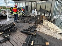 Einsatz der Bad Langensalzaer Feuerwehr Bild: Einsatz der Bad Langensalzaer Feuerwehr