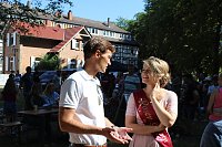 Am Start und an der Strecke des Entenrennens 2022 Bild: Am Start und an der Strecke des Entenrennens 2022