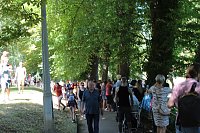 Am Start und an der Strecke des Entenrennens 2022 Bild: Am Start und an der Strecke des Entenrennens 2022