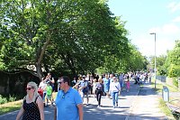 Am Zieleinlauf herrschte Volksfeststimmung Bild: Am Zieleinlauf herrschte Volksfeststimmung