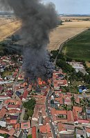 Großbrand in Bothenheilingen Bild: Großbrand in Bothenheilingen