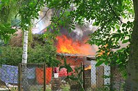 Großbrand in Bothenheilingen Bild: Großbrand in Bothenheilingen