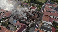 Der Tag nach dem Großbrand in Bothenheilingen Bild: Der Tag nach dem Großbrand in Bothenheilingen