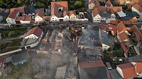 Der Tag nach dem Großbrand in Bothenheilingen Bild: Der Tag nach dem Großbrand in Bothenheilingen