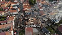 Der Tag nach dem Großbrand in Bothenheilingen Bild: Der Tag nach dem Großbrand in Bothenheilingen