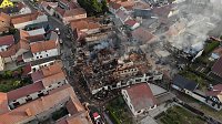 Der Tag nach dem Großbrand in Bothenheilingen Bild: Der Tag nach dem Großbrand in Bothenheilingen