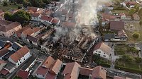 Der Tag nach dem Großbrand in Bothenheilingen Bild: Der Tag nach dem Großbrand in Bothenheilingen