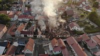 Der Tag nach dem Großbrand in Bothenheilingen Bild: Der Tag nach dem Großbrand in Bothenheilingen