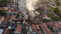 Der Tag nach dem Großbrand in Bothenheilingen Bild: Der Tag nach dem Großbrand in Bothenheilingen
