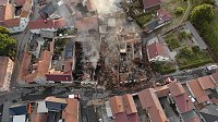 Der Tag nach dem Großbrand in Bothenheilingen Bild: Der Tag nach dem Großbrand in Bothenheilingen