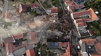 Der Tag nach dem Großbrand in Bothenheilingen Bild: Der Tag nach dem Großbrand in Bothenheilingen