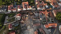 Der Tag nach dem Großbrand in Bothenheilingen Bild: Der Tag nach dem Großbrand in Bothenheilingen