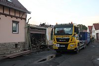 Der Tag nach dem Großbrand in Bothenheilingen Bild: Der Tag nach dem Großbrand in Bothenheilingen