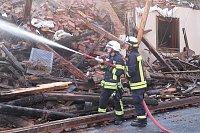 Der Tag nach dem Großbrand in Bothenheilingen Bild: Der Tag nach dem Großbrand in Bothenheilingen