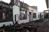 Der Tag nach dem Großbrand in Bothenheilingen Bild: Der Tag nach dem Großbrand in Bothenheilingen