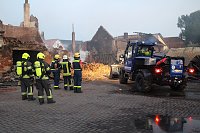 Der Tag nach dem Großbrand in Bothenheilingen Bild: Der Tag nach dem Großbrand in Bothenheilingen