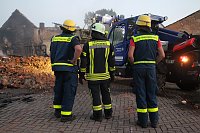 Der Tag nach dem Großbrand in Bothenheilingen Bild: Der Tag nach dem Großbrand in Bothenheilingen