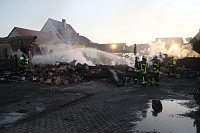 Der Tag nach dem Großbrand in Bothenheilingen Bild: Der Tag nach dem Großbrand in Bothenheilingen
