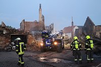 Der Tag nach dem Großbrand in Bothenheilingen Bild: Der Tag nach dem Großbrand in Bothenheilingen