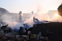 Der Tag nach dem Großbrand in Bothenheilingen Bild: Der Tag nach dem Großbrand in Bothenheilingen