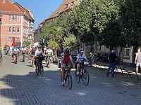 Über 150 Fahrradfahrer sind heute unterwegs nach Apolda Bild: Über 150 Fahrradfahrer sind heute unterwegs nach Apolda