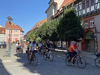 Über 150 Fahrradfahrer sind heute unterwegs nach Apolda Bild: Über 150 Fahrradfahrer sind heute unterwegs nach Apolda