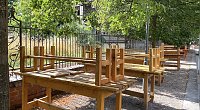 Bild: Festvorbereitungen in Bad Langensalza