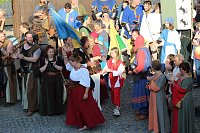Mit einem phantastischen Spektakel und die Verabschiedung aller Akteure, endete das 28. Mittelalterfest von Bad Langensalza Bild: Mit einem phantastischen Spektakel und die Verabschiedung aller Akteure, endete das 28. Mittelalterfest von Bad Langensalza